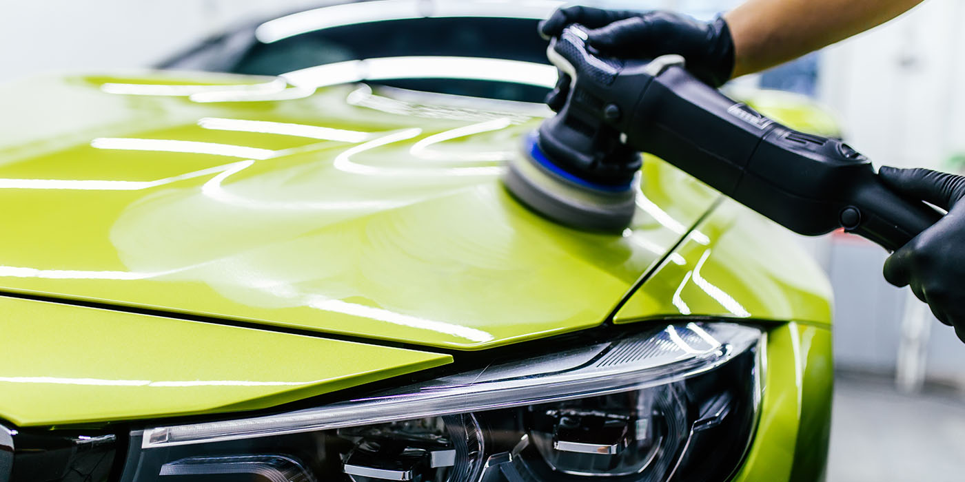 Using An Orbital Polisher